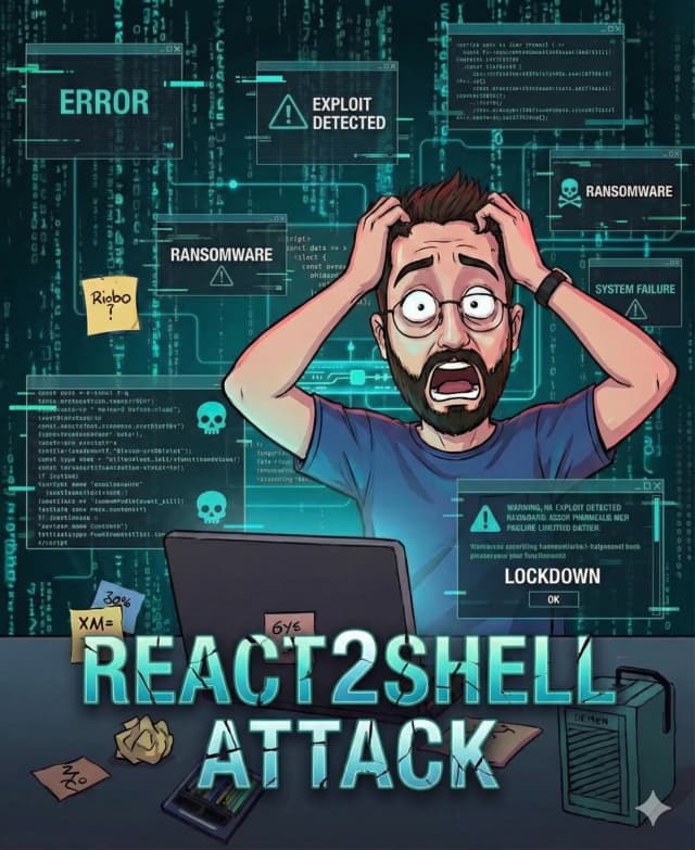 Blog Post overview CVE-2025-55182 (React2Shell) - Real-World Attack Analysis
